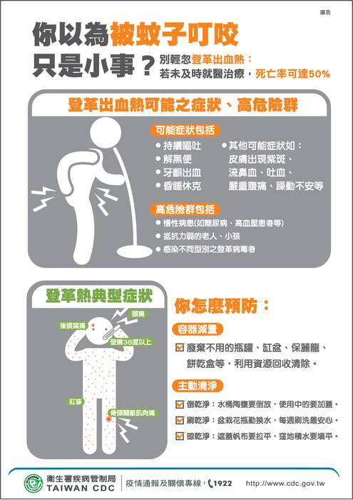 【登革熱宣導】消滅登革熱，大家愛注意！！圖片