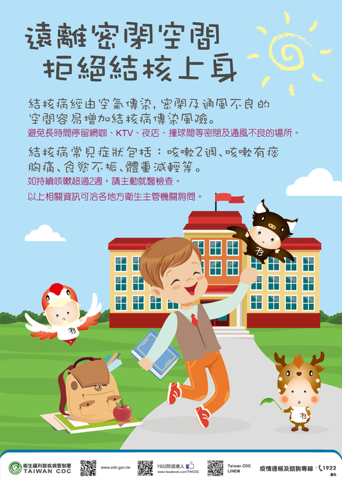 【宣導】轉知衛生福利部疾病管制署錄製之結核病及潛伏結核感染廣播衛教素材圖片
